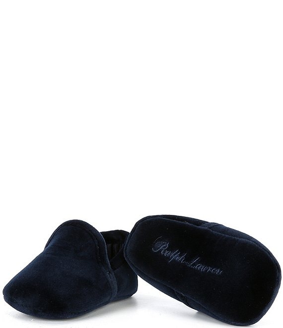 Polo Ralph Lauren Kids Ash Velvet Slipper Crib Shoes Infant