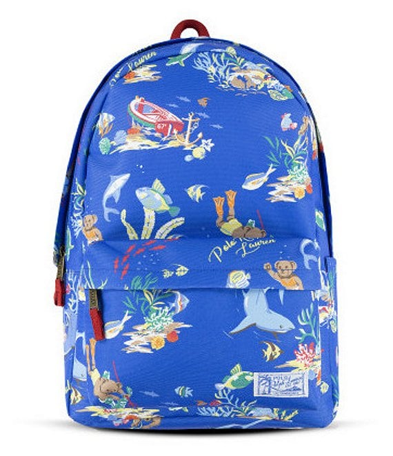 Polo Ralph Lauren Kids Bearwiian Print Backpack