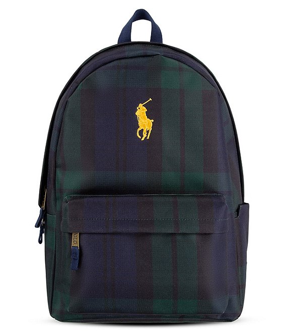 Polo Ralph Lauren Kids Blackwatch Tartan Plaid Print Backpack | Dillard's