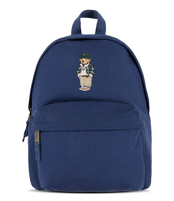 Color:Newport Navy - Image 1 - Kids Polo Bear Backpack