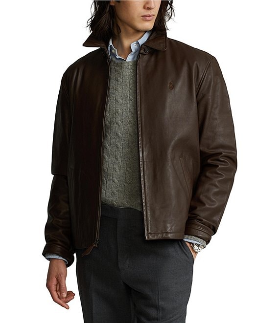 Polo Ralph Lauren Lambskin Leather Jacket