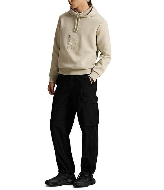 Polo Ralph Lauren Leather-Pony Double-Knit Hoodie | Dillard's