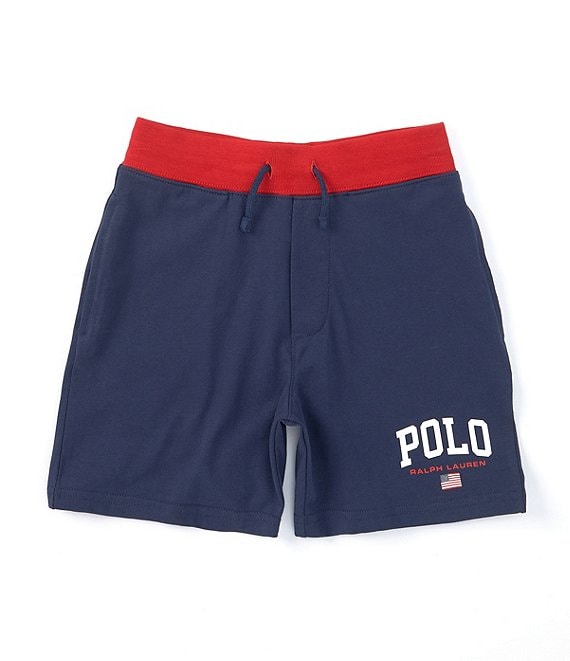 Polo Ralph Lauren Little Boys 2T 7 Logo Flag Jersey Shorts Dillard s