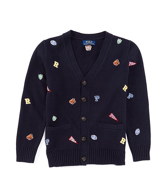 Polo Ralph Lauren Intarsia-Knit Belted Cardigan | Saks Fifth