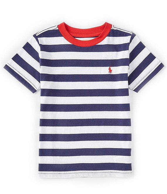 Polo Ralph Lauren Little Boys 2T-7 Short-Sleeve Striped Jersey T-Shirt ...