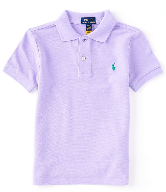 Boys purple polo clearance shirt