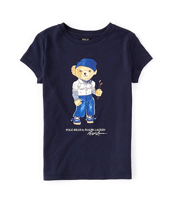 Polo Ralph Lauren Little Girls 2T-6X Short-Sleeve Polo Bear Jersey