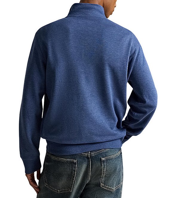 Polo Ralph Lauren Long Sleeve Luxury Jersey Quarter Zip Pullover