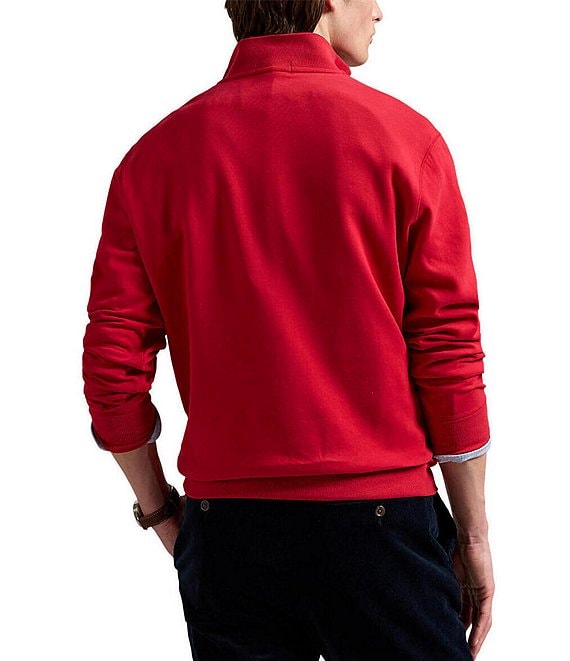 Polo Ralph Lauren Long Sleeve Luxury Jersey Quarter Zip Pullover