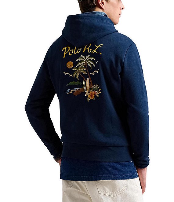 Polo Ralph Lauren Loopback Fleece Embroidered Graphic Hoodie