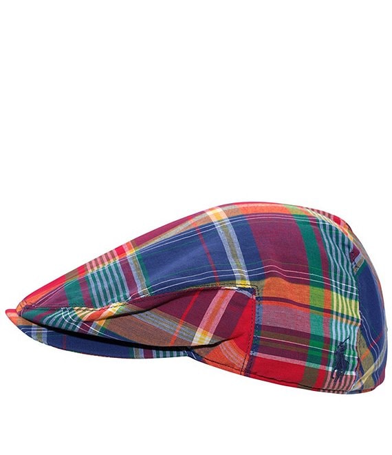 polo plaid hat