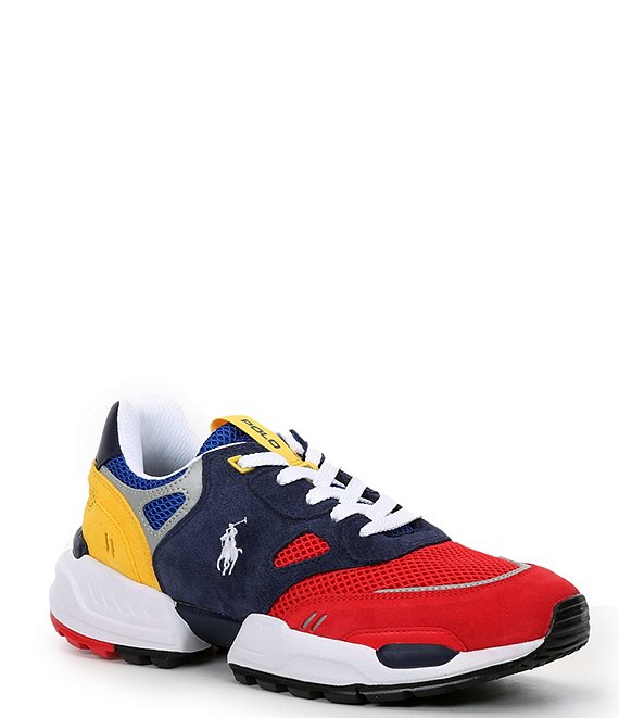 Buy Polo Ralph Lauren Red Suede Sneakers Online - 437499 | The Collective
