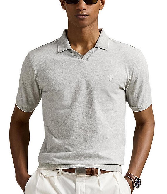 【2025年】エレガントファッションを上品に着 Polo Dillard's | Shirt Polo Jersey Mesh-Knit Lauren Ralph メンズウェア