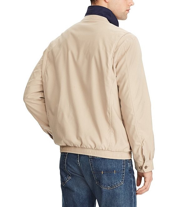 Polo Ralph Lauren Sueded Microfiber Windbreaker | Dillard's
