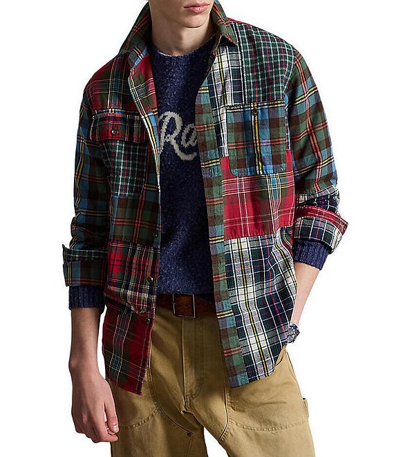 Polo Ralph Lauren Patchwork Plaid Oxford Workshirt