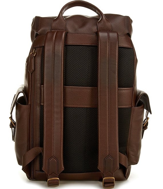 Polo Ralph Lauren Pebbled Leather Backpack | Dillard's