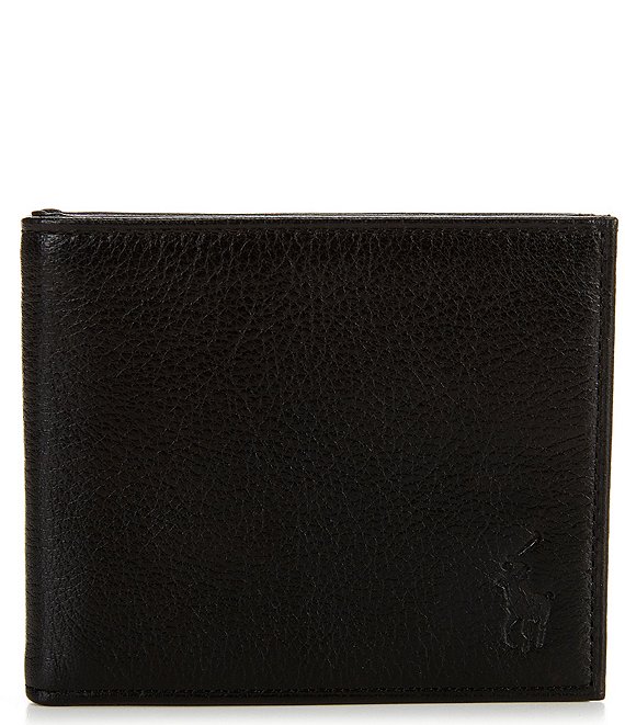 Polo Ralph Lauren Pebbled Leather Horizontal Billfold | Dillard's
