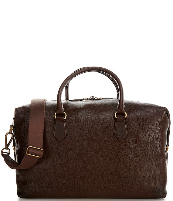 Polo Ralph Lauren Pebbled Leather Duffle Bag | Dillard's