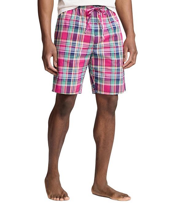 POLO Ralph Lauren Multi-Color on sale PLAID Cargo Shorts Size 46B