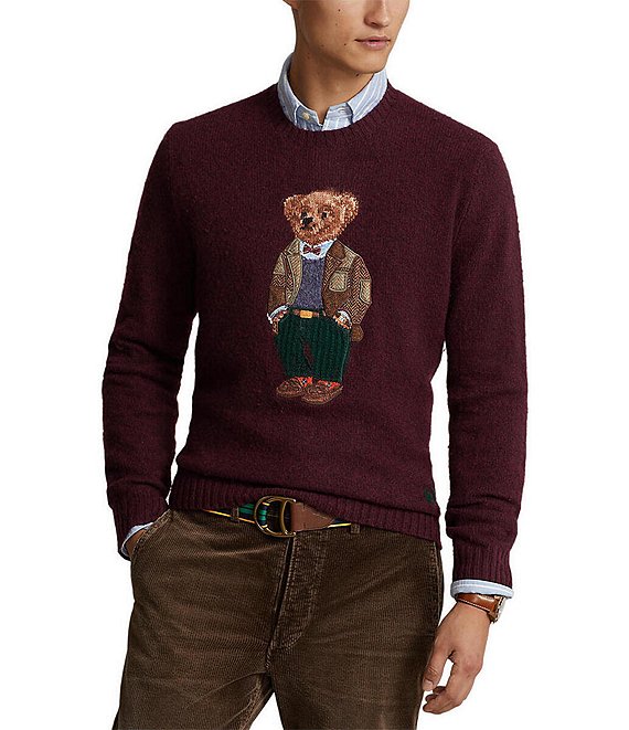 Polo Ralph Lauren Polo Bear Wool-Cashmere Sweater | Dillard's