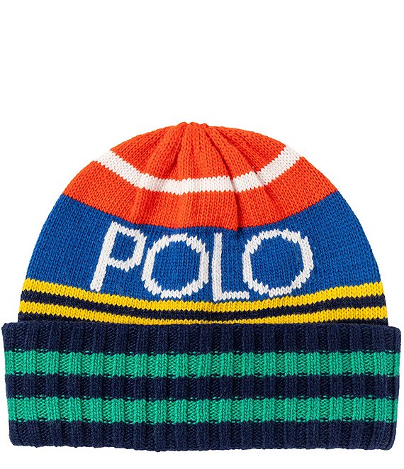 Polo Ralph Lauren Polo Striped Beanie Royal Multi