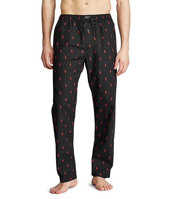 Mens Red & Black Buffalo Plaid Flannel Jogger Sleep Pants Pajama Bottoms |  eBay