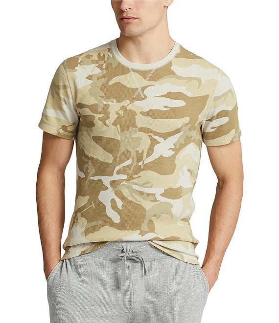 Polo Ralph Lauren Short Sleeve Camouflage Printed Waffle Knit T-Shirt