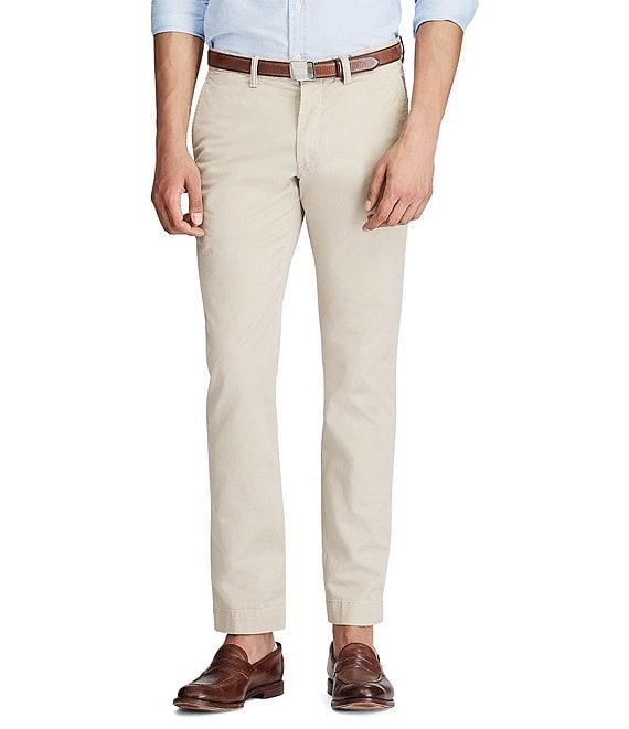 Color:Lt. Beige - Image 1 - Slim-Fit Stretch Chino Pants