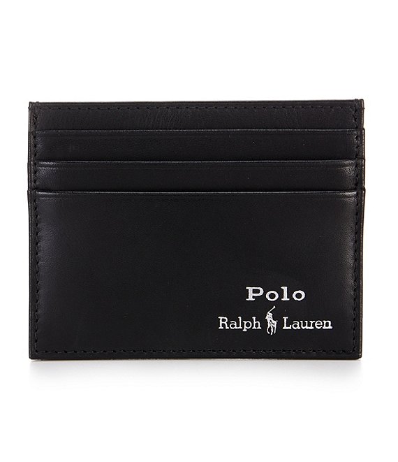 Color:Black - Image 1 - Small Leather Card Case