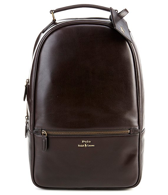 Polo Ralph Lauren Smooth Leather Backpack | Dillard's