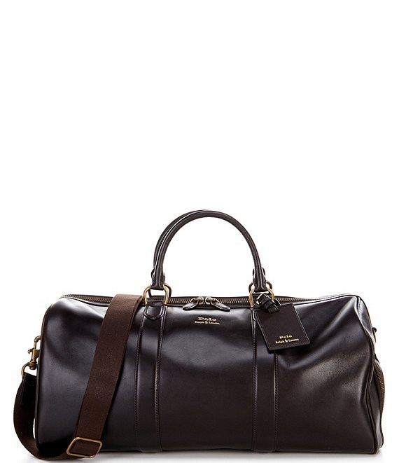 LAUREN RALPH LAUREN: shoulder bag in grained leather - Black