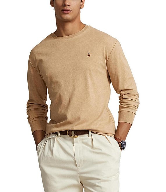 Polo Ralph Lauren Classic-Fit Soft Cotton Long-Sleeve T-Shirt