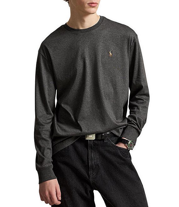 Polo Ralph Lauren Classic-Fit Soft Cotton Long Sleeve T-Shirt