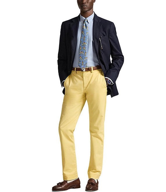 Polo Ralph Lauren Straight Fit Flat Front Stretch Twill Chino