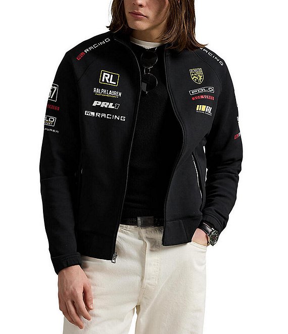 Polo Sport Ralph Lauren Track Jacket Mens 2XL Full Zip Black