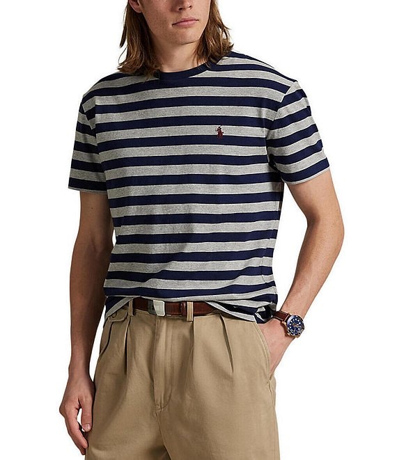 ★POLO RALPH LAUREN★Stripe T-Shirt Tシャツ関税込★ Striped cotton T-shirt brand POLO RALPH LAUREN