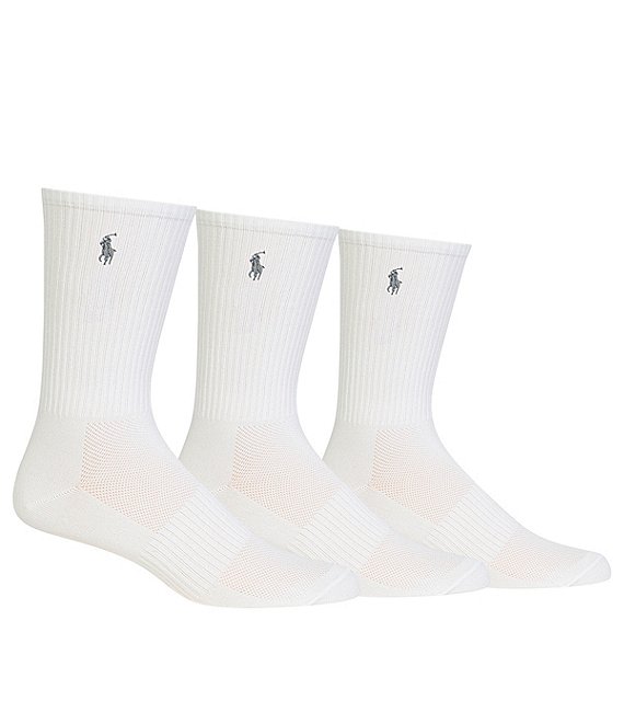 Color:White - Image 1 - Technical Casual Crew Socks 3-Pack