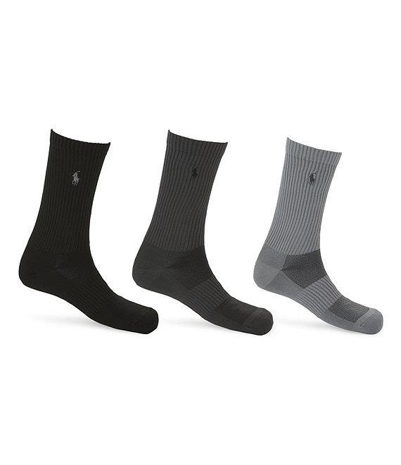 Polo Ralph Lauren Technical Casual Crew Socks 3-Pack
