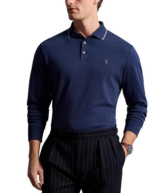 tipped polo shirt