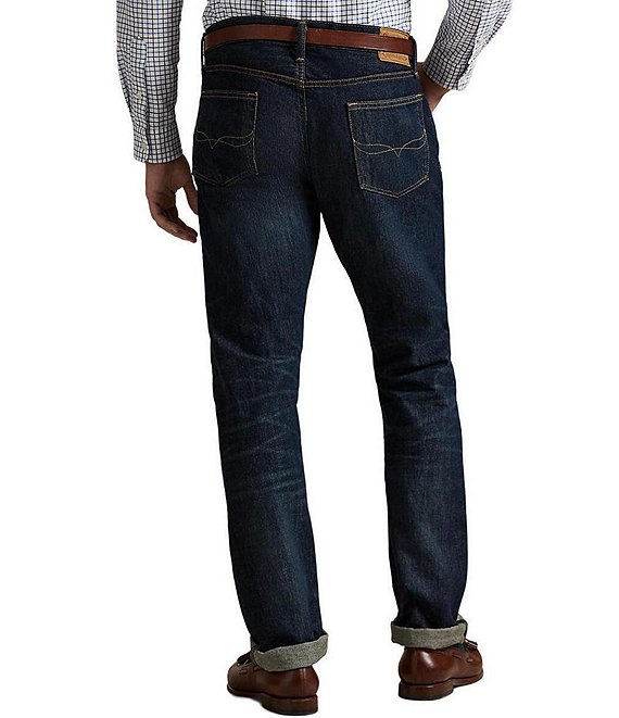 Polo Ralph Lauren Varick Slim-Straight Morris Dark Denim Jeans
