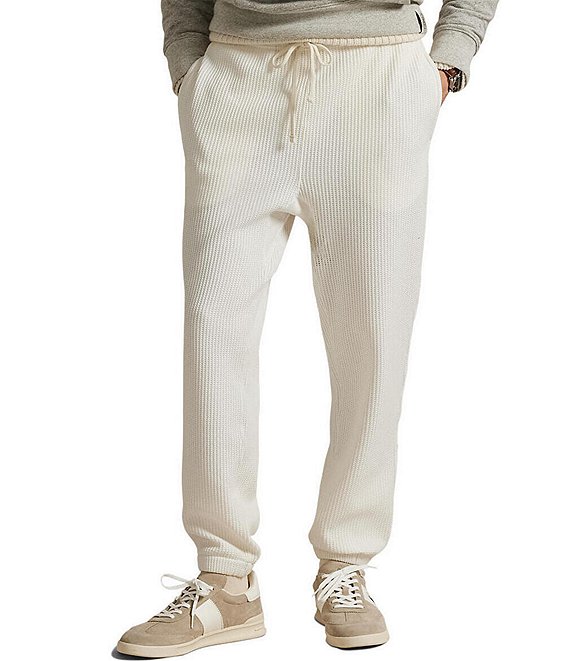 Polo Ralph Lauren Waffle-Knit Fleece Sweatpants, Nevis - Image 1