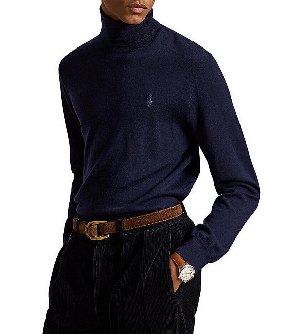 Polo Ralph Lauren Washable Wool Turtleneck Sweater