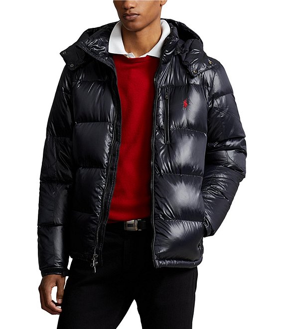 Polo ralph lauren hot sale red and black jacket