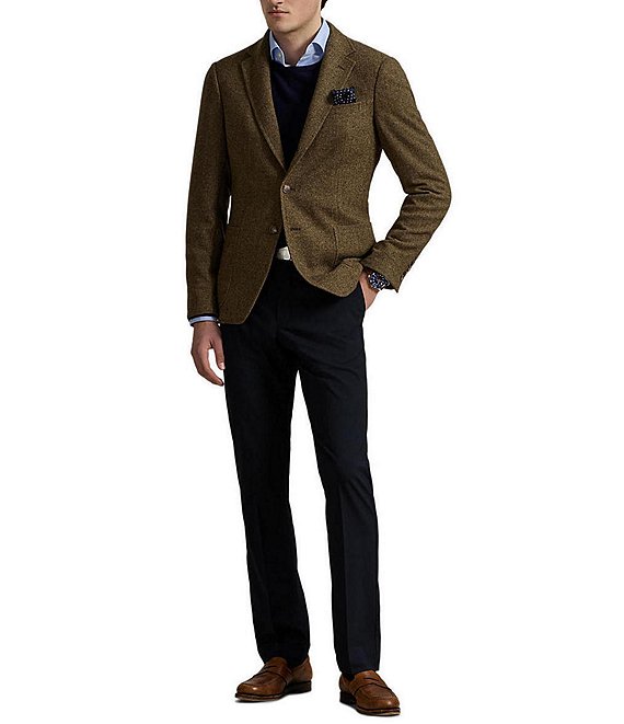 Polo Ralph Lauren Weekday Solid Flat Front Stretch Pants | Dillard's