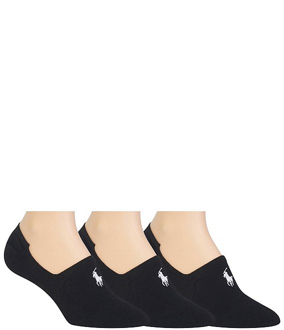 Color:Black White - Image 1 - Women's Sneaker Liner Socks, 3 Pack