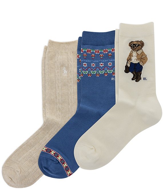 Polo Ralph Lauren Womens Winter Bear 3-Pack