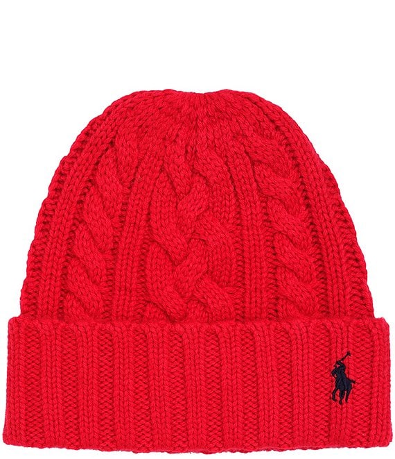 Polo Ralph Lauren Wool Blend Cable Beanie