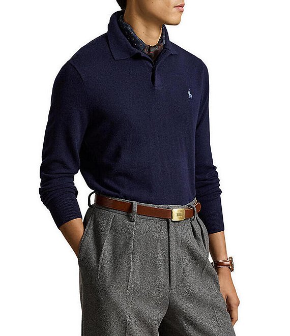 Polo Ralph Lauren Wool Polo-Collar Sweater | Dillard's