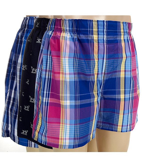 Polo Ralph Lauren Woven Boxers 3-Pack