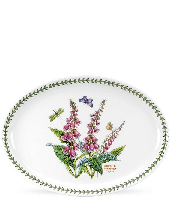 Portmeirion Botanic Garden Foxglove Medium Oval Platter